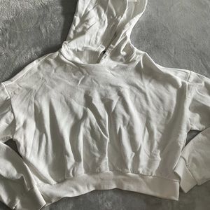 cropped hoodie